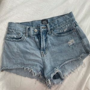 BDG denim high waisted shorts